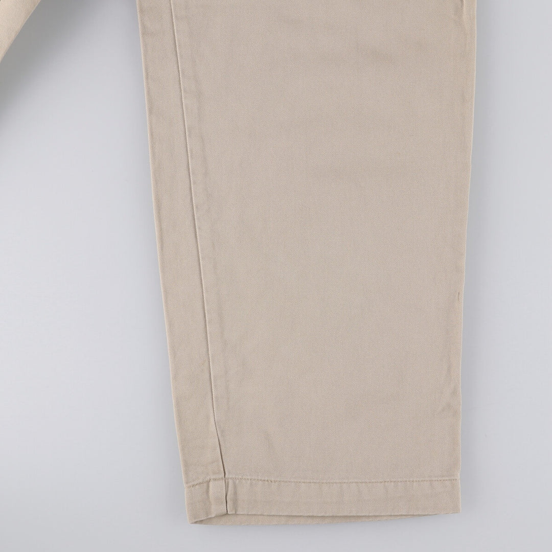 Ralph Lauren POLO RALPH LAUREN ANDREW PANT Two-pleat chino pants Men's size W32 cotton Beige type Vintage Second Hand