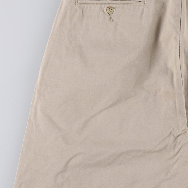 Ralph Lauren POLO RALPH LAUREN ANDREW PANT Two-pleat chino pants Men's size W32 cotton Beige type Vintage Second Hand