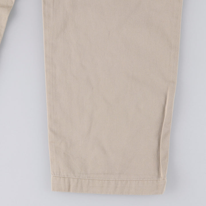 Ralph Lauren POLO RALPH LAUREN ANDREW PANT Two-pleat chino pants Men's size W32 cotton Beige type Vintage Second Hand