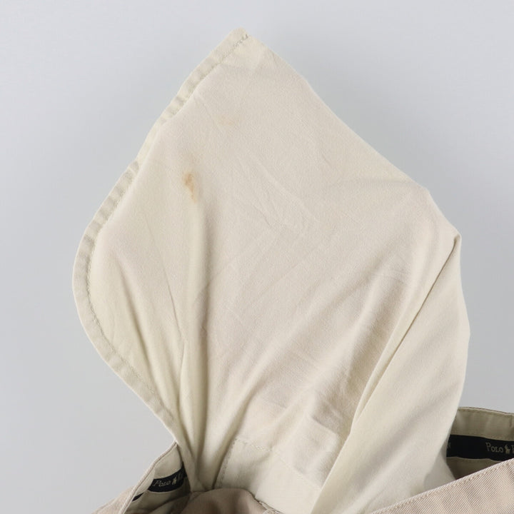 Ralph Lauren POLO RALPH LAUREN ANDREW PANT Two-pleat chino pants Men's size W32 cotton Beige type Vintage Second Hand