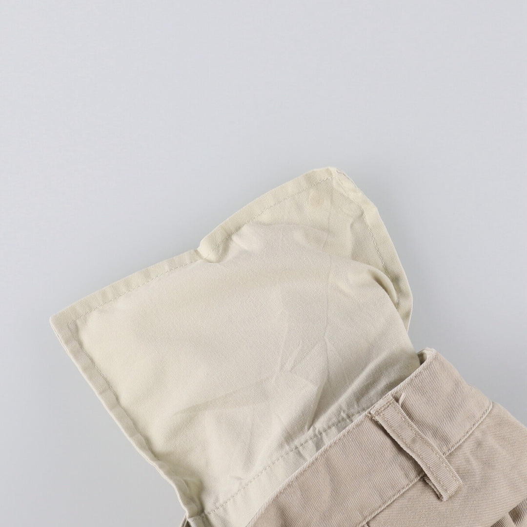 Ralph Lauren POLO RALPH LAUREN ANDREW PANT Two-pleat chino pants Men's size W32 cotton Beige type Vintage Second Hand