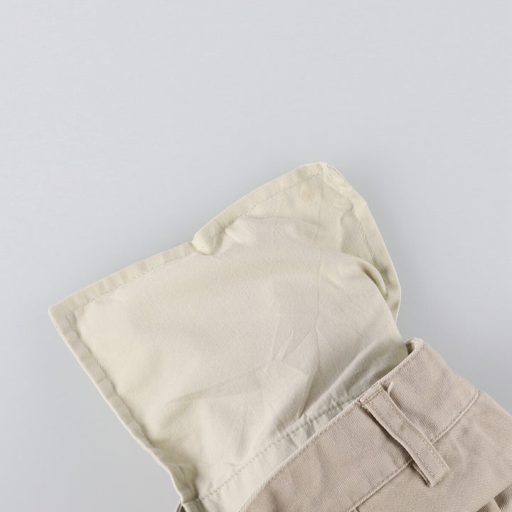 Ralph Lauren POLO RALPH LAUREN ANDREW PANT Two-pleat chino pants Men's size W32 cotton Beige type Vintage Second Hand