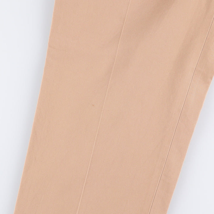 Brooks Brothers ADVANTAGE CHINO ELLIOT Two-Pleated Chino Pants, Men's, Size W34 cotton Beige type Vintage Second Hand