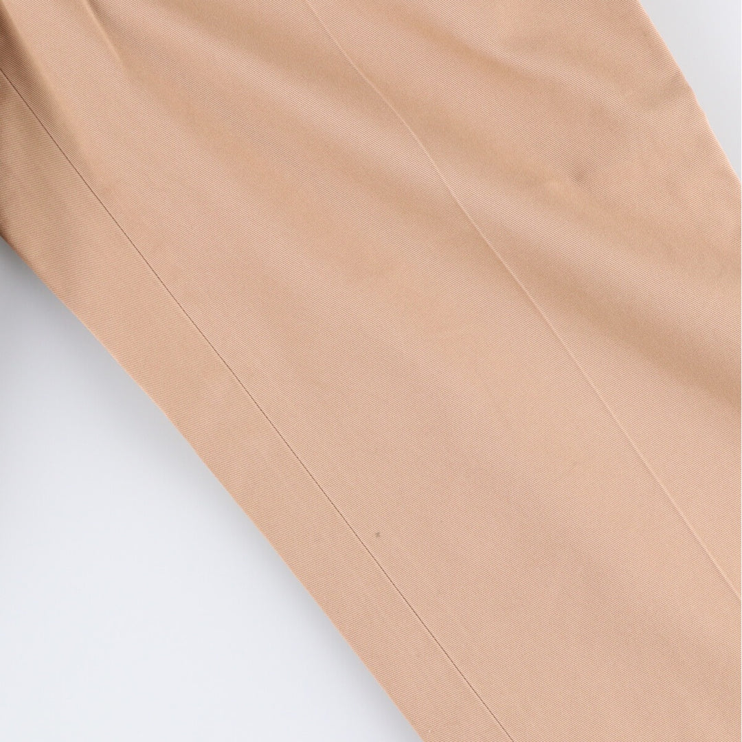 Brooks Brothers ADVANTAGE CHINO ELLIOT Two-Pleated Chino Pants, Men's, Size W34 cotton Beige type Vintage Second Hand
