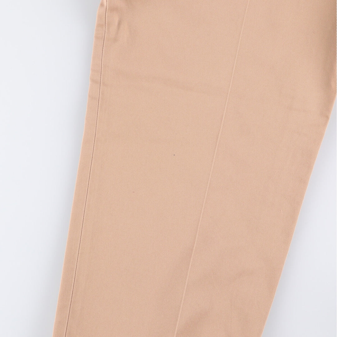 Brooks Brothers ADVANTAGE CHINO ELLIOT Two-Pleated Chino Pants, Men's, Size W34 cotton Beige type Vintage Second Hand