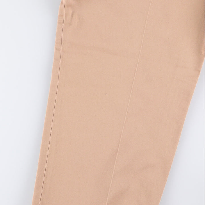 Brooks Brothers ADVANTAGE CHINO ELLIOT Two-Pleated Chino Pants, Men's, Size W34 cotton Beige type Vintage Second Hand
