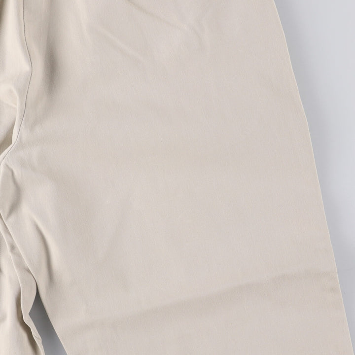 Ralph Lauren POLO RALPH LAUREN ANDREW PANT Two-pleat chino pants for men, size W33 cotton ivory Vintage Second Hand