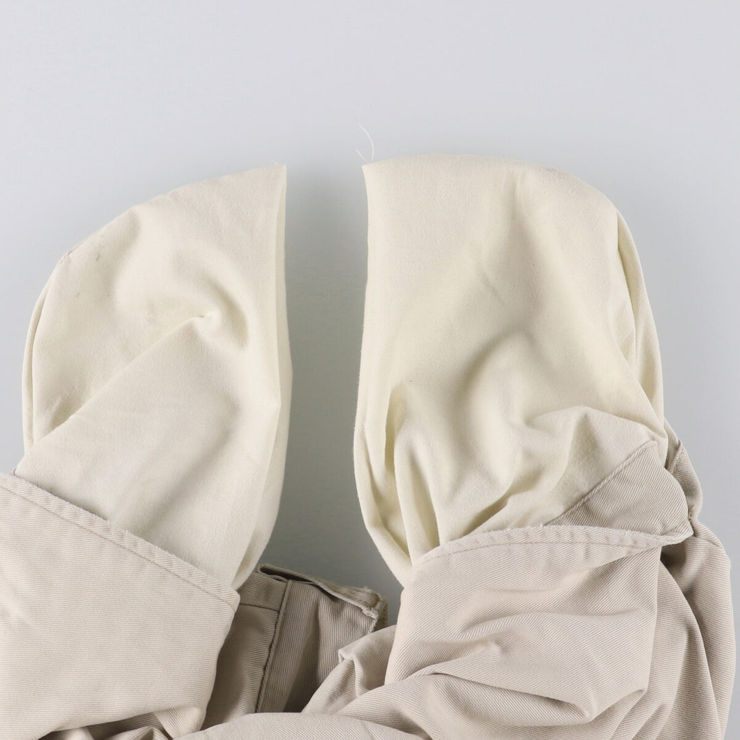 Ralph Lauren POLO RALPH LAUREN ANDREW PANT Two-pleat chino pants for men, size W33 cotton ivory Vintage Second Hand