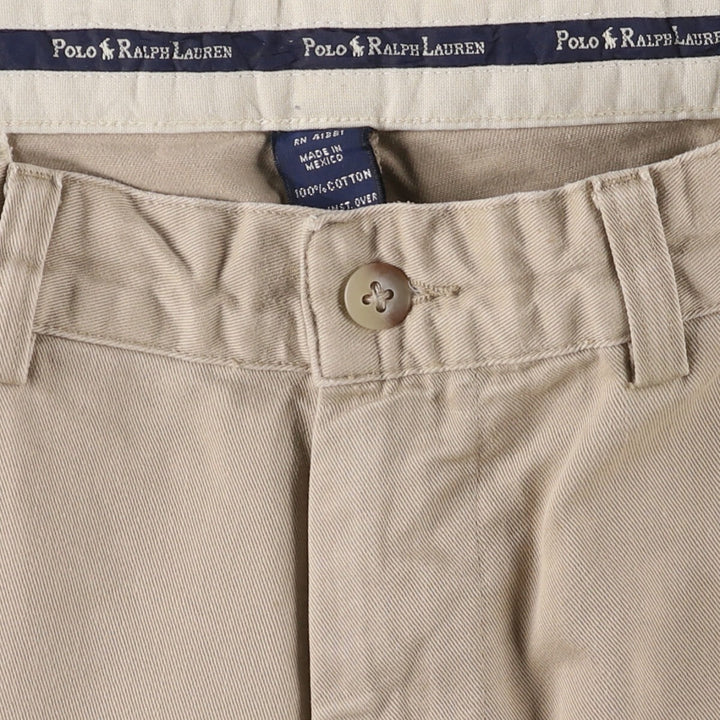 Ralph Lauren POLO RALPH LAUREN GORDON PANT Men's Chino Pants, Size W35 cotton Beige type Vintage Second Hand