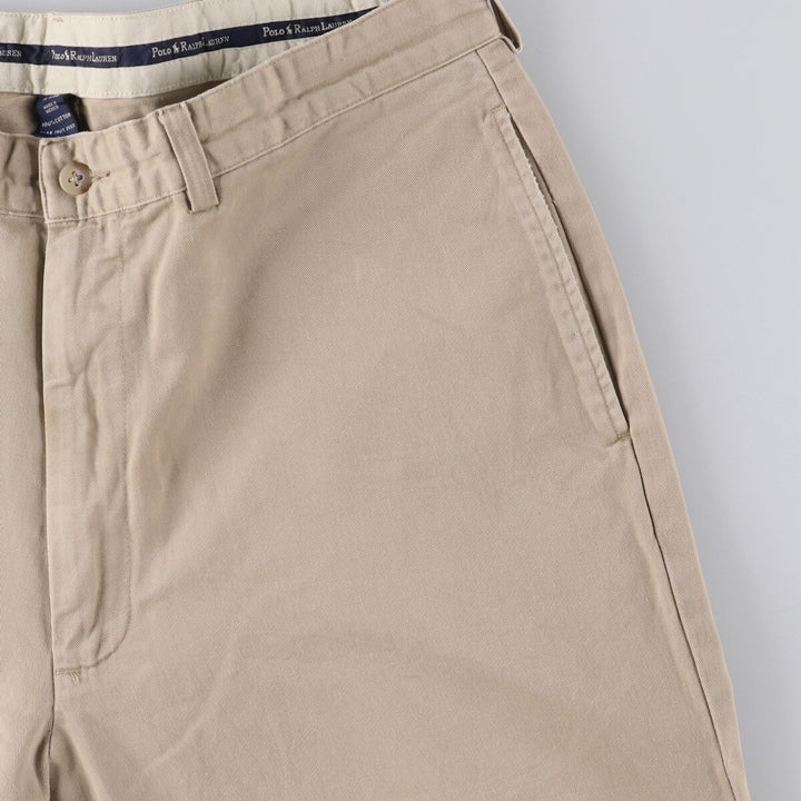 Ralph Lauren POLO RALPH LAUREN GORDON PANT Men's Chino Pants, Size W35 cotton Beige type Vintage Second Hand