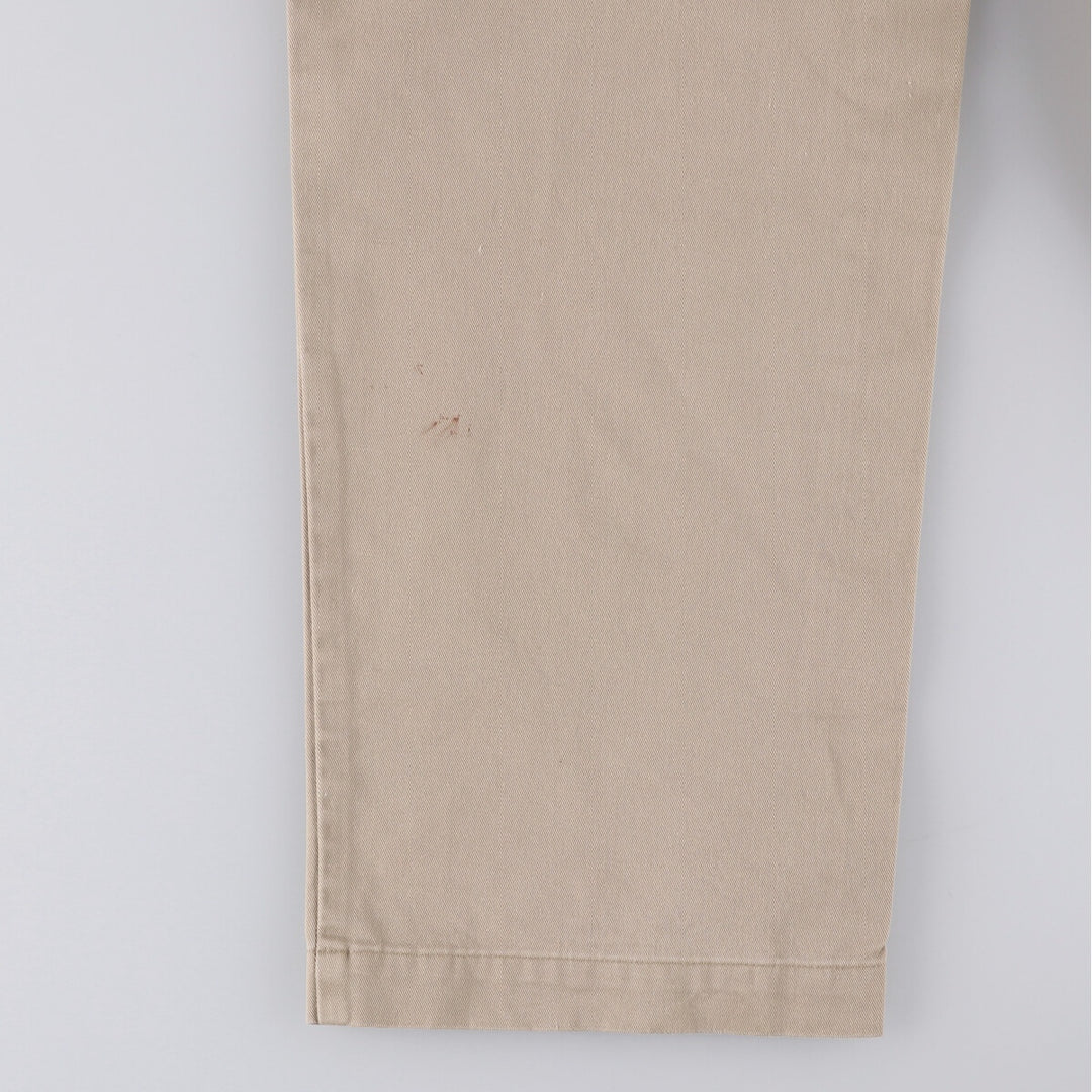 Ralph Lauren POLO RALPH LAUREN GORDON PANT Men's Chino Pants, Size W35 cotton Beige type Vintage Second Hand