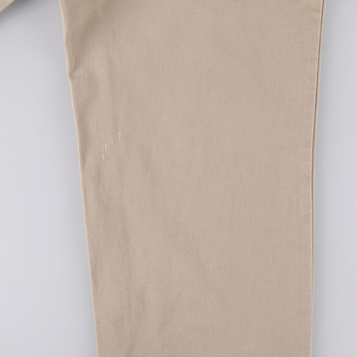 Ralph Lauren POLO RALPH LAUREN GORDON PANT Men's Chino Pants, Size W35 cotton Beige type Vintage Second Hand