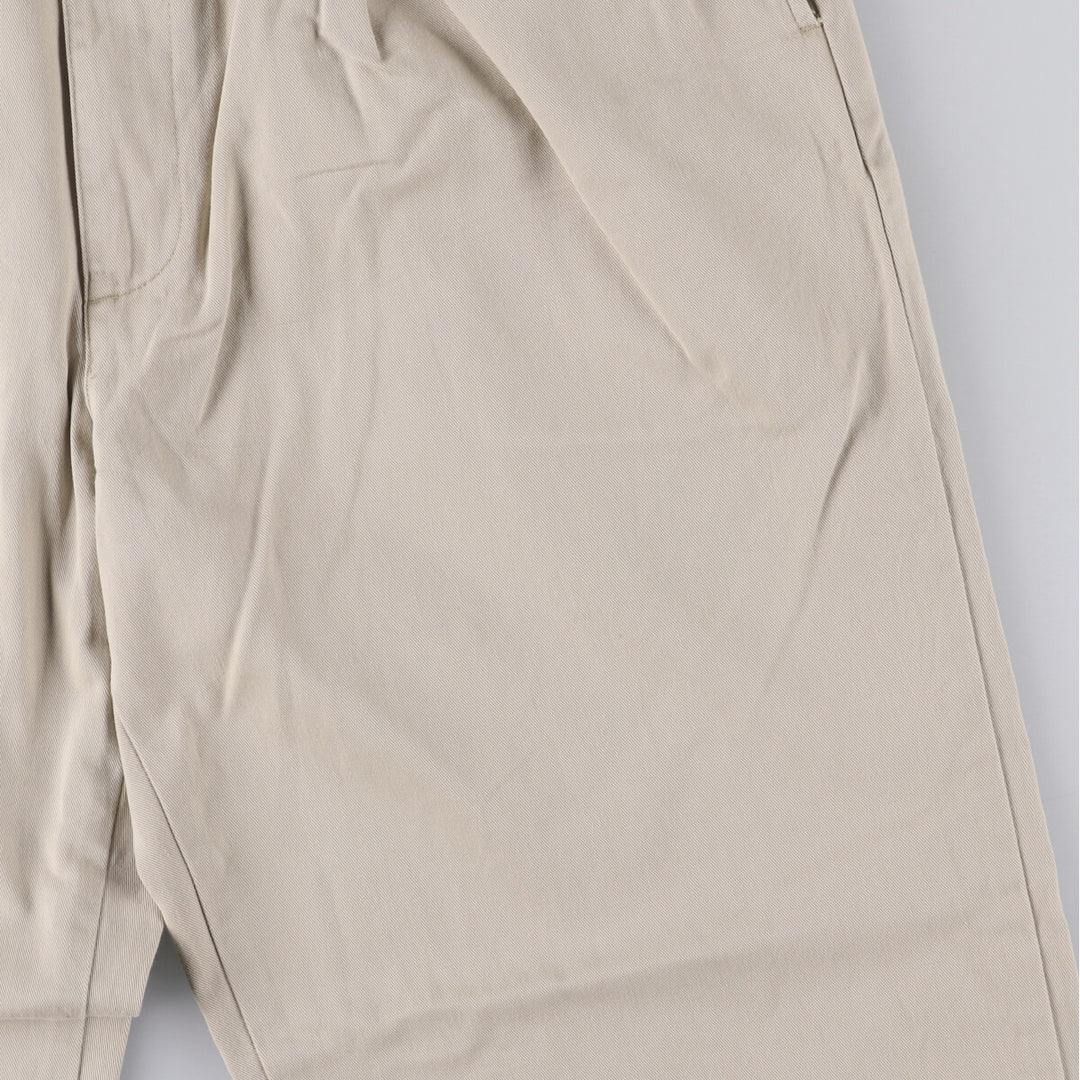 Ralph Lauren POLO RALPH LAUREN HAMMOND PANT, two-pleat chino pants, men's size W34 cotton Beige type Vintage Second Hand