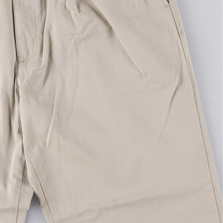 Ralph Lauren POLO RALPH LAUREN HAMMOND PANT, two-pleat chino pants, men's size W34 cotton Beige type Vintage Second Hand
