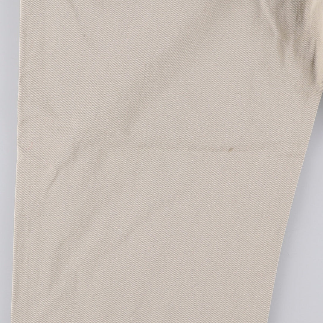 Ralph Lauren POLO RALPH LAUREN HAMMOND PANT, two-pleat chino pants, men's size W34 cotton Beige type Vintage Second Hand