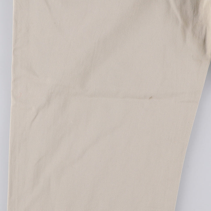 Ralph Lauren POLO RALPH LAUREN HAMMOND PANT, two-pleat chino pants, men's size W34 cotton Beige type Vintage Second Hand