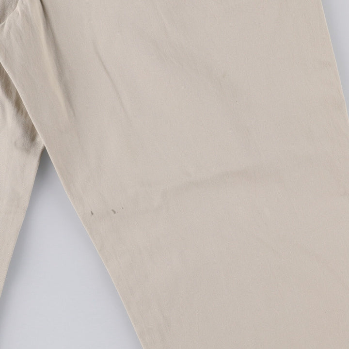 Ralph Lauren POLO RALPH LAUREN HAMMOND PANT, two-pleat chino pants, men's size W34 cotton Beige type Vintage Second Hand