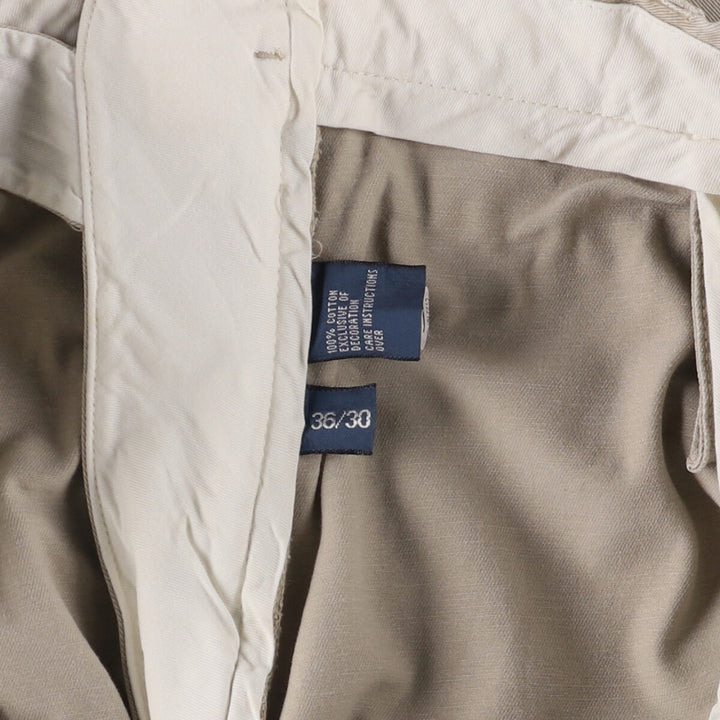Ralph Lauren POLO by Ralph Lauren PRESTON PANT Chino pants for men, equivalent to w37 cotton Beige type Vintage Second Hand