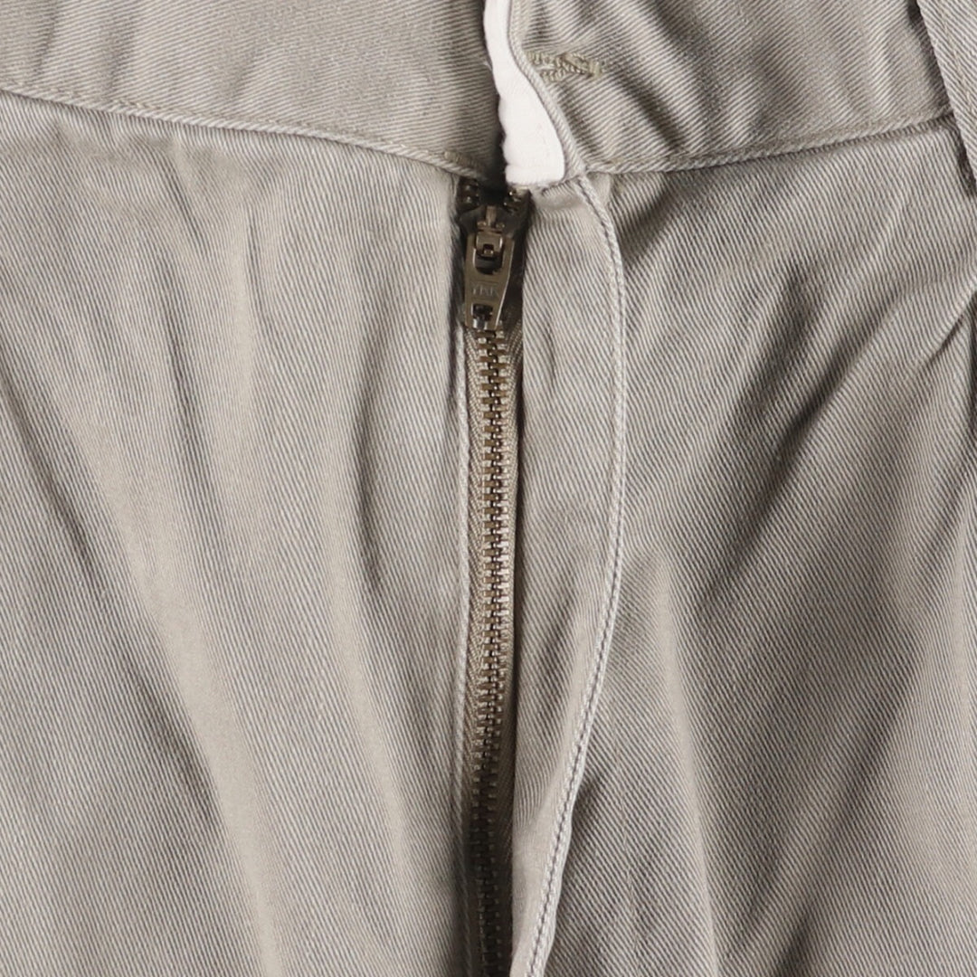 Ralph Lauren POLO by Ralph Lauren HAMMOND PANT, two-pleat chino pants, men's, w34 equivalent cotton gray type Vintage Second Hand