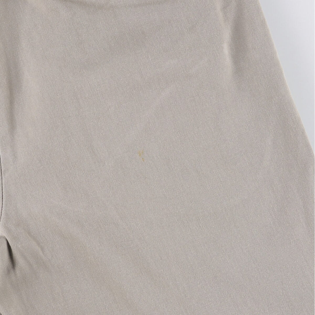 Ralph Lauren POLO by Ralph Lauren HAMMOND PANT, two-pleat chino pants, men's, w34 equivalent cotton gray type Vintage Second Hand