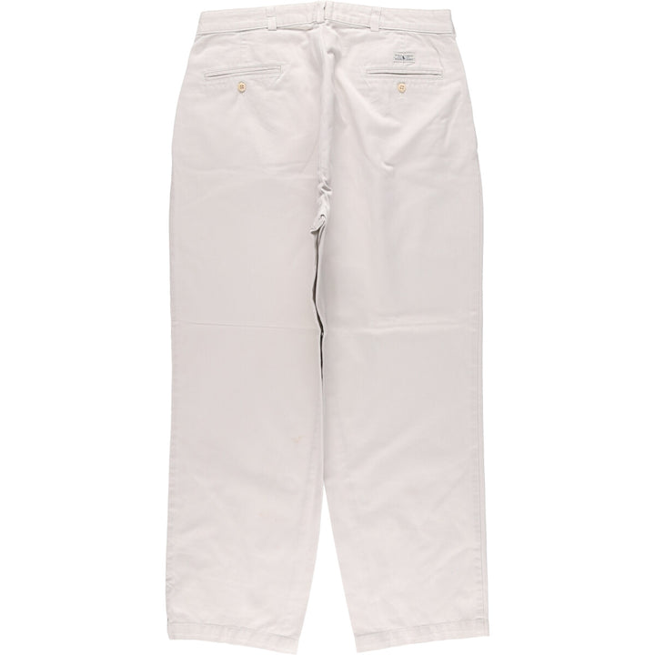 Ralph Lauren Polo Ralph Lauren Andrew Pant Two-pleat Cotton Pants Men's W34 cotton Beige type Vintage Second Hand