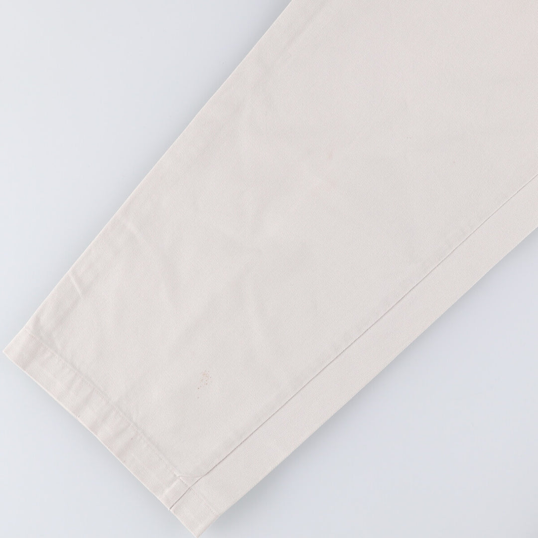 Ralph Lauren Polo Ralph Lauren Andrew Pant Two-pleat Cotton Pants Men's W34 cotton Beige type Vintage Second Hand