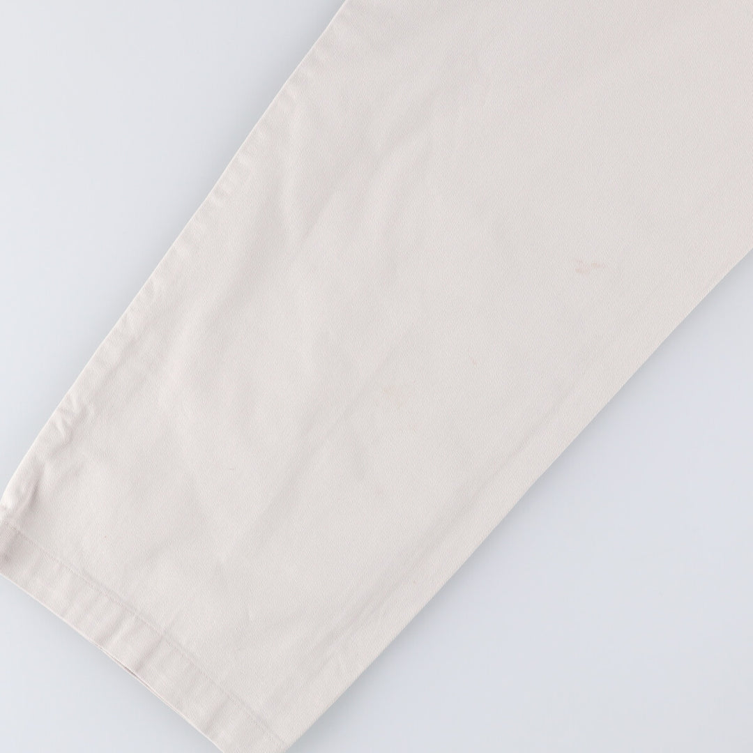 Ralph Lauren Polo Ralph Lauren Andrew Pant Two-pleat Cotton Pants Men's W34 cotton Beige type Vintage Second Hand