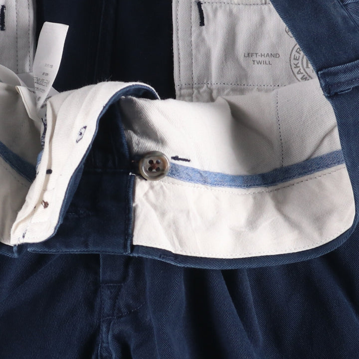 Ralph Lauren POLO RALPH LAUREN CLASSIC FIT Chino Pants Men's Size W32 cotton navy blue type Vintage Second Hand