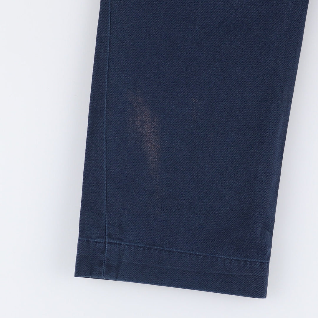 Ralph Lauren POLO RALPH LAUREN CLASSIC FIT Chino Pants Men's Size W32 cotton navy blue type Vintage Second Hand
