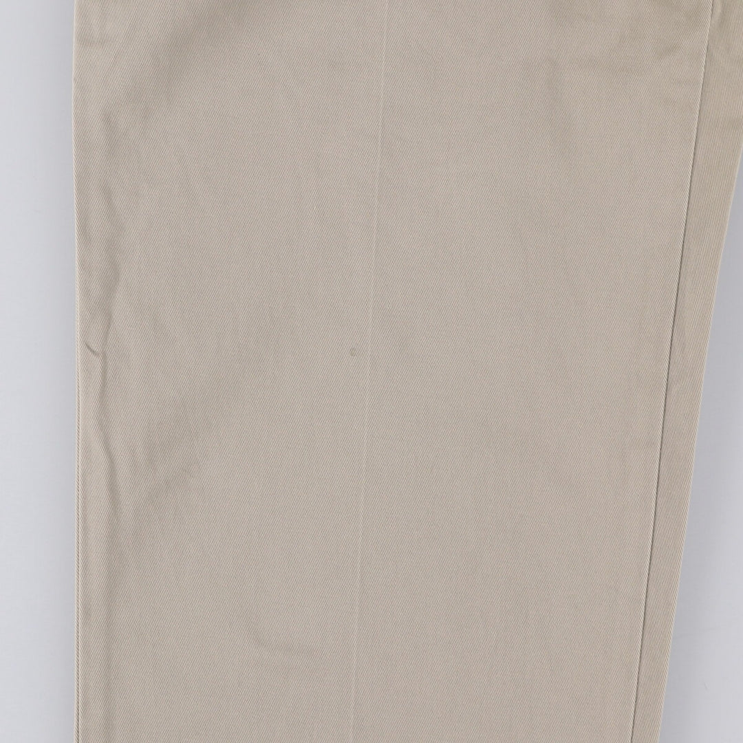 Brooks Brothers Two-pleat Chino Pants, Men's, Size W34 cotton Beige type Vintage Second Hand