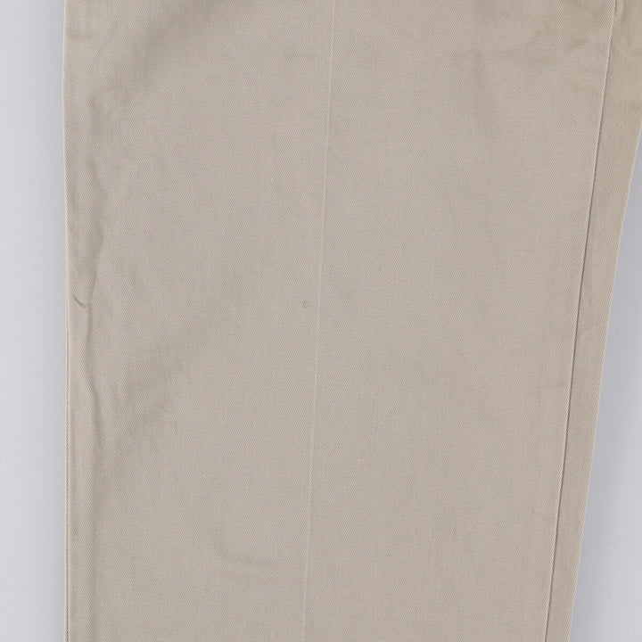 Brooks Brothers Two-pleat Chino Pants, Men's, Size W34 cotton Beige type Vintage Second Hand