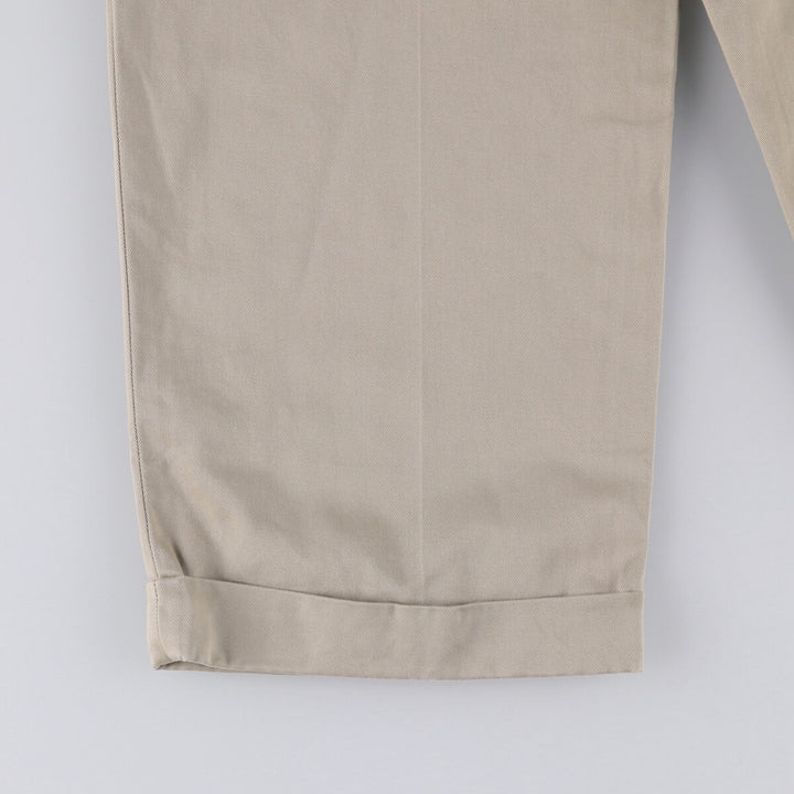 Brooks Brothers Two-pleat Chino Pants, Men's, Size W34 cotton Beige type Vintage Second Hand