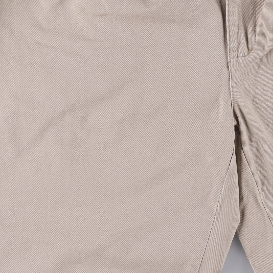 Ralph Lauren POLO by Ralph Lauren HAMMOND PANT, two-pleat chino pants, men's, w34 equivalent cotton Beige type Vintage Second Hand