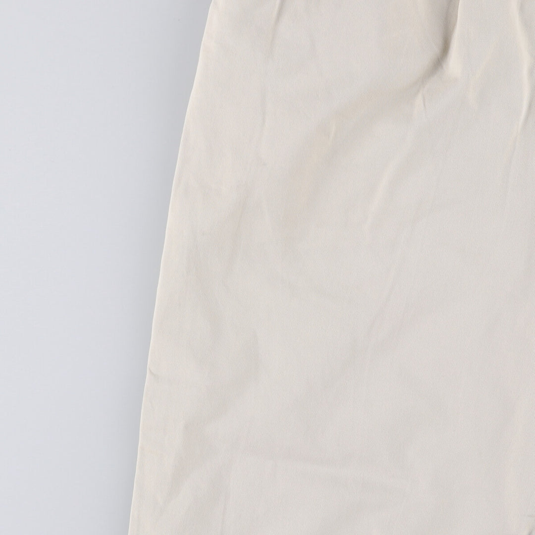 Ralph Lauren POLO by Ralph Lauren Two-pleat Chino Pants for Men, W33 equivalent cotton pale white type Vintage Second Hand