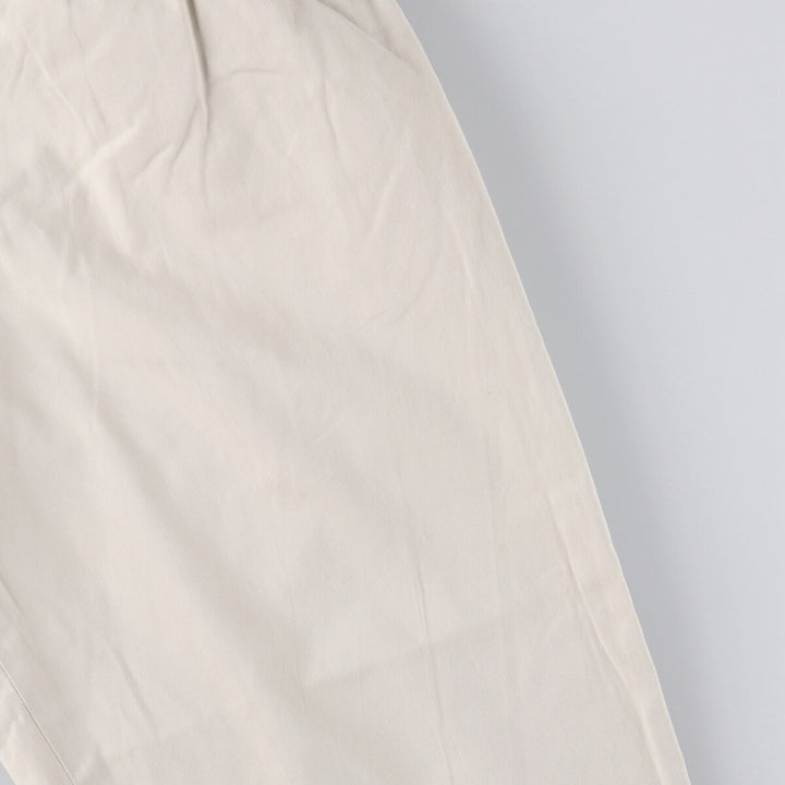 Ralph Lauren POLO by Ralph Lauren Two-pleat Chino Pants for Men, W33 equivalent cotton pale white type Vintage Second Hand