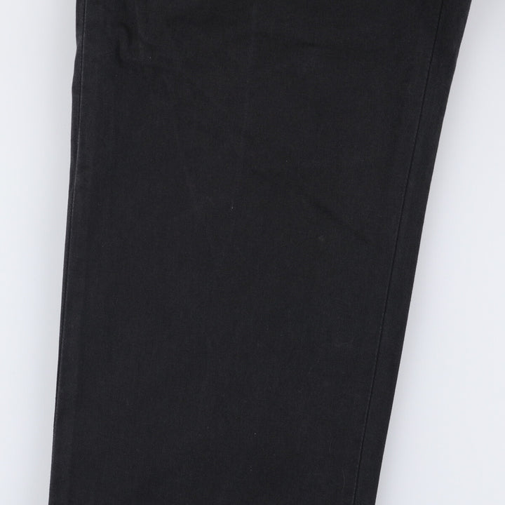 Ralph Lauren POLO by Ralph Lauren Classic Fit Two-Pleated Chino Pants, Men's, Size W34 cotton black type Vintage Second Hand