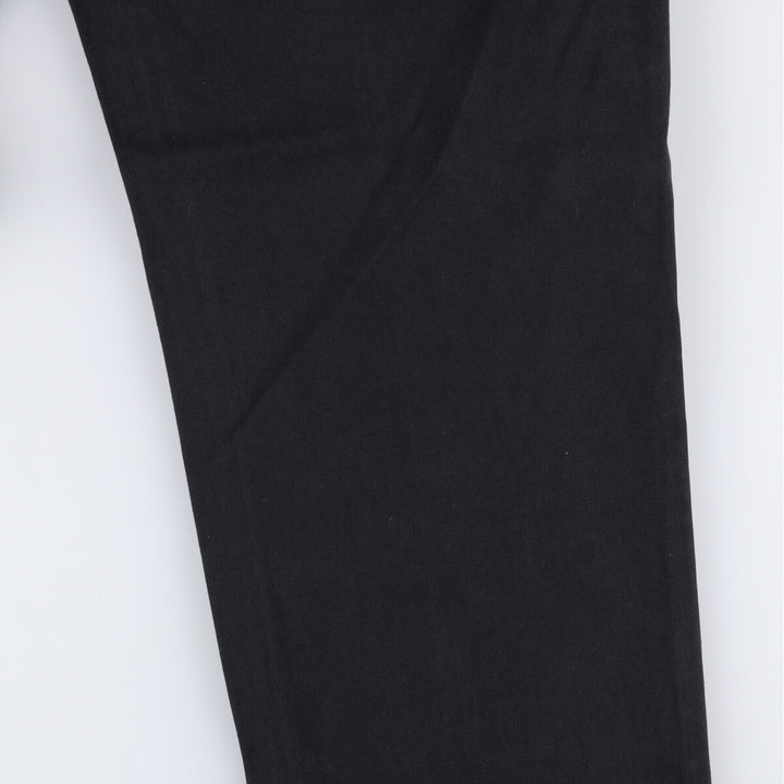 Ralph Lauren POLO by Ralph Lauren Classic Fit Two-Pleated Chino Pants, Men's, Size W34 cotton black type Vintage Second Hand