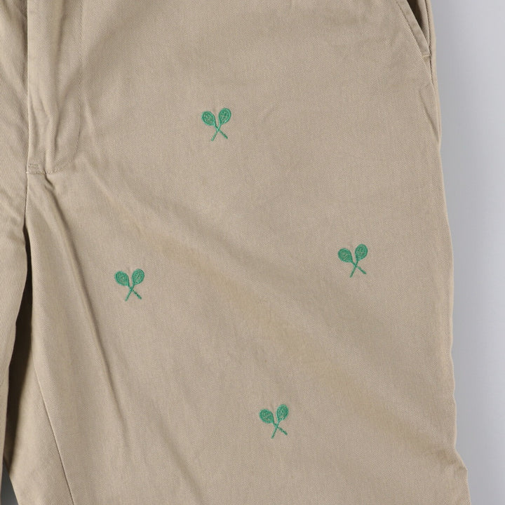 Ralph Lauren POLO by Ralph Lauren all-over print chino pants, men's size W37 cotton Beige type Vintage Second Hand