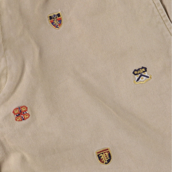 Ralph Lauren POLO RALPH LAUREN Slim Fit All-Over Print Chino Pants, Men's, Size W36 cotton Beige type Vintage Second Hand