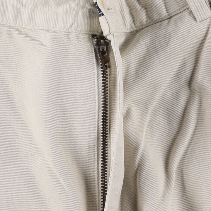 Vintage 90'S Ralph Lauren Polo Hammond Pant, two-pleat chino pants, made in the USA, men's size W33. cotton pale white type Vintage Second Hand