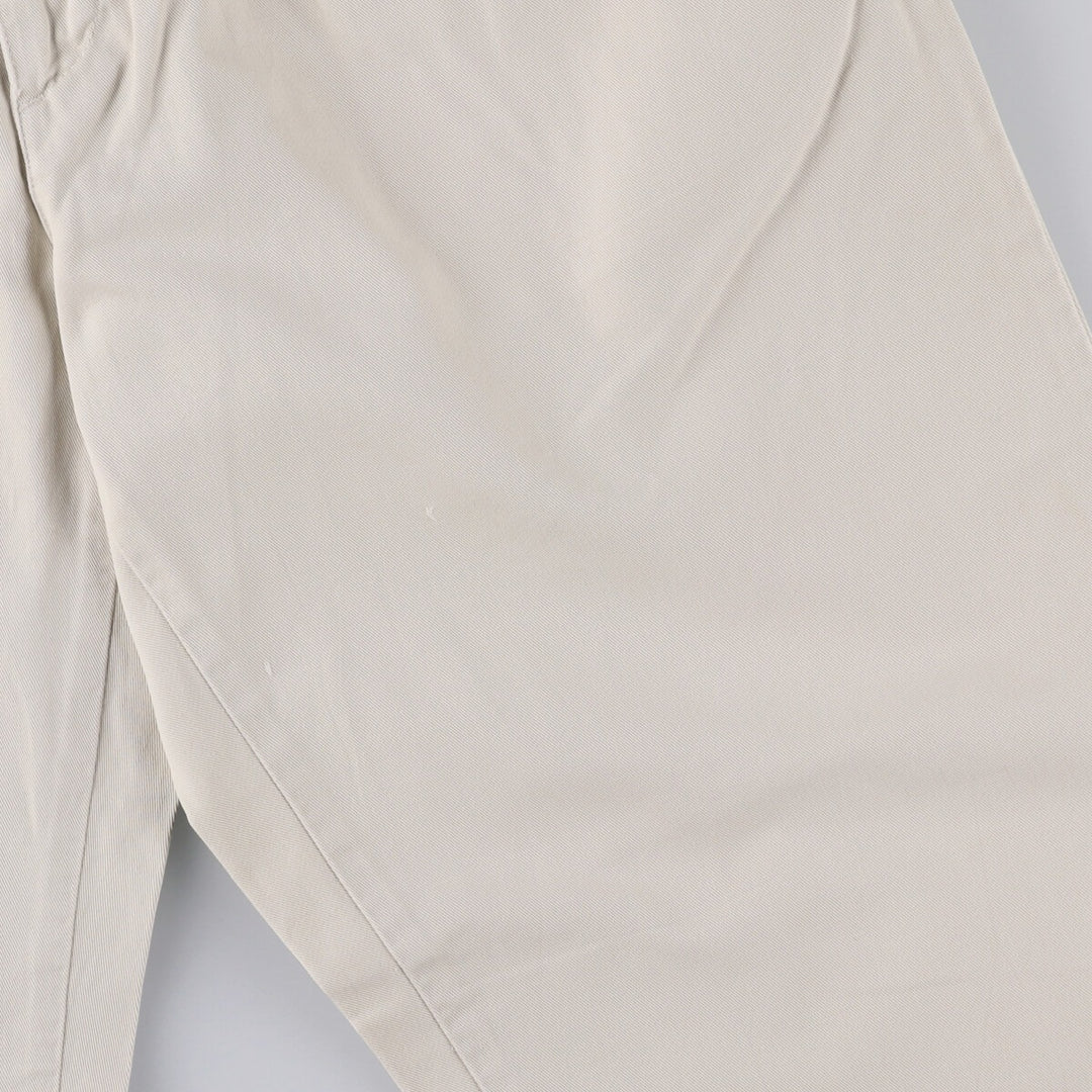Vintage 90'S Ralph Lauren Polo Hammond Pant, two-pleat chino pants, made in the USA, men's size W33. cotton pale white type Vintage Second Hand