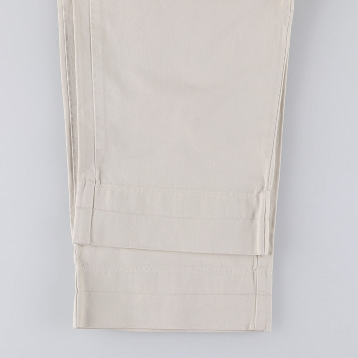 Vintage 90'S Ralph Lauren Polo Hammond Pant, two-pleat chino pants, made in the USA, men's size W33. cotton pale white type Vintage Second Hand