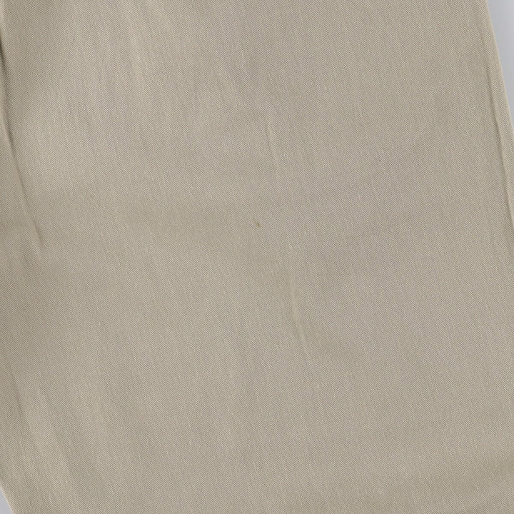 90'S Ralph Lauren POLO by Ralph Lauren Two-pleat Chino Pants Made in USA Men's W36 Vintage cotton Khaki type beige Vintage Second Hand