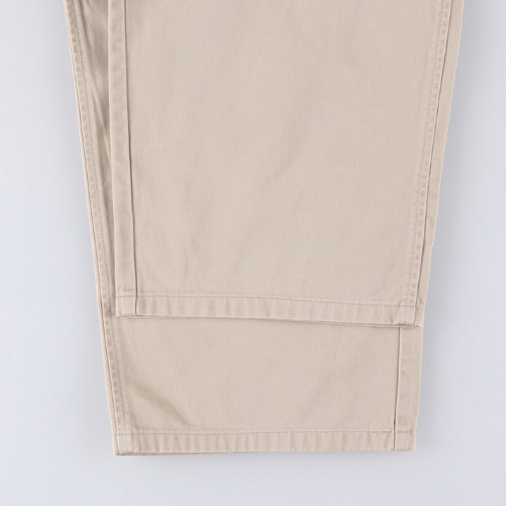 Vintage 90'S Ralph Lauren POLO by Ralph Lauren two-pleat chino pants, made in the USA, men's size W35. cotton Beige type Vintage Second Hand