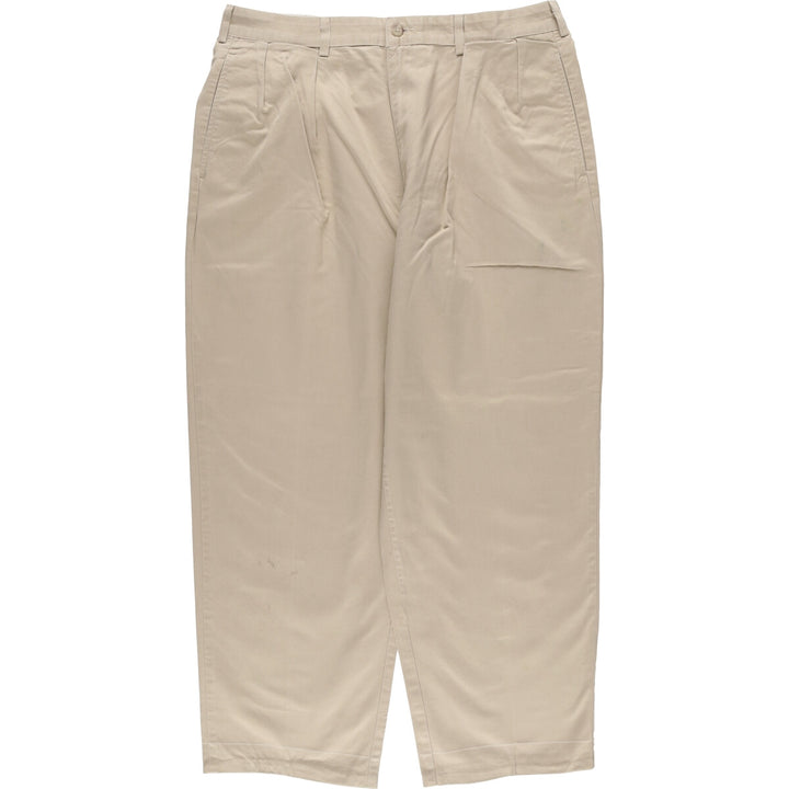 Ralph Lauren POLO GOLF Two-pleat Chino Pants, Made in USA, Men's, Size W36 cotton Beige type Vintage Second Hand