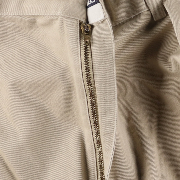 Ralph Lauren POLO GOLF Two-pleat Chino Pants, Made in USA, Men's, Size W36 cotton Beige type Vintage Second Hand