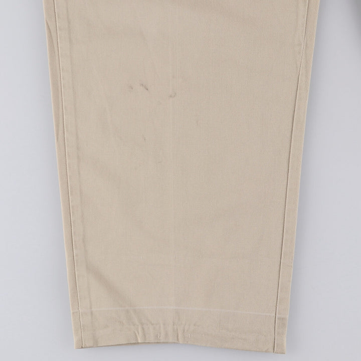 Ralph Lauren POLO GOLF Two-pleat Chino Pants, Made in USA, Men's, Size W36 cotton Beige type Vintage Second Hand