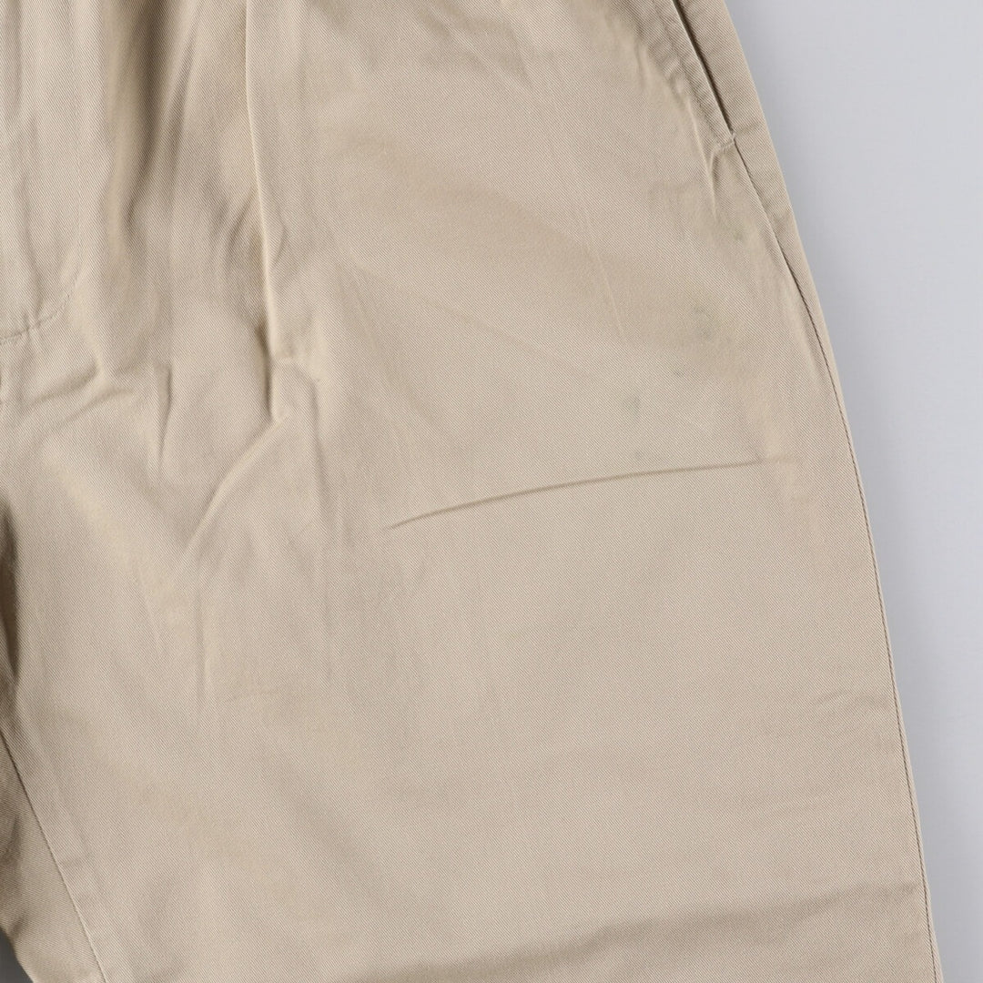 Ralph Lauren POLO GOLF Two-pleat Chino Pants, Made in USA, Men's, Size W36 cotton Beige type Vintage Second Hand