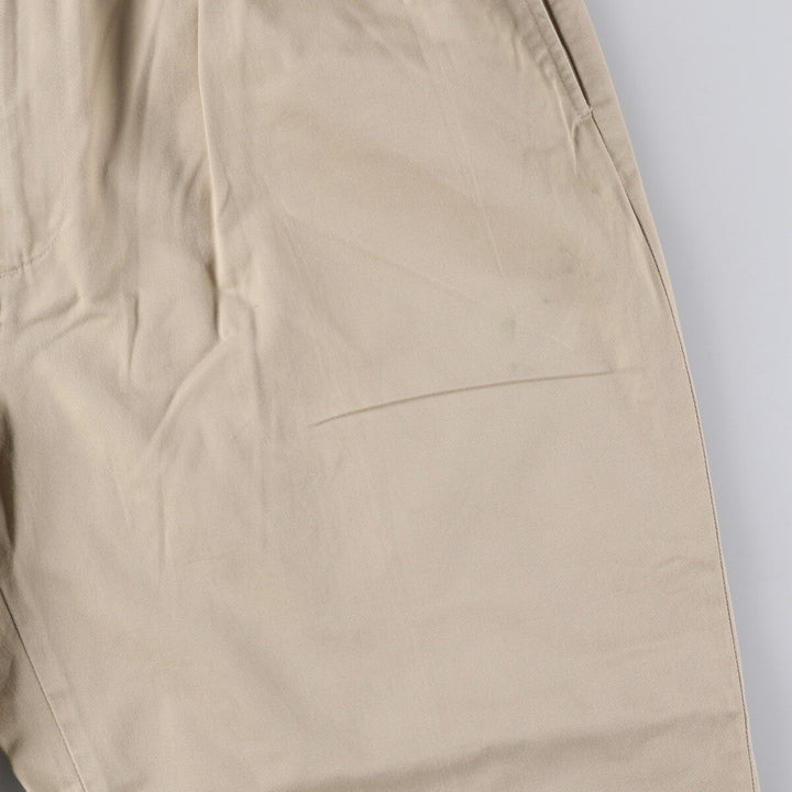 Ralph Lauren POLO GOLF Two-pleat Chino Pants, Made in USA, Men's, Size W36 cotton Beige type Vintage Second Hand