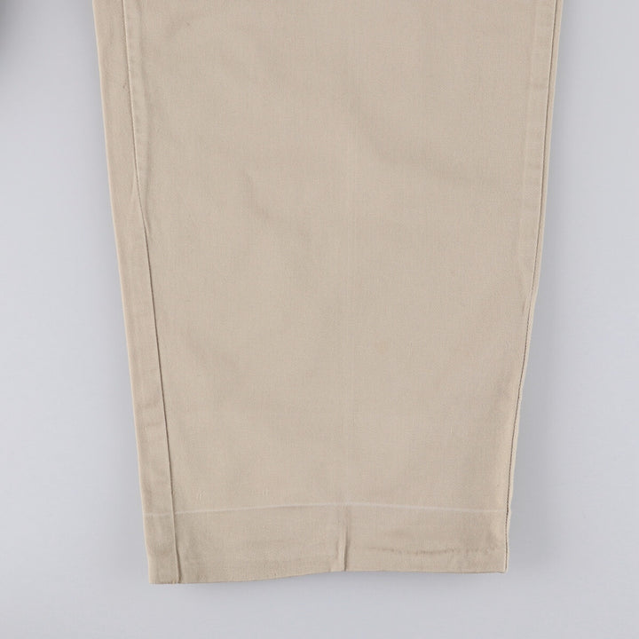 Ralph Lauren POLO GOLF Two-pleat Chino Pants, Made in USA, Men's, Size W36 cotton Beige type Vintage Second Hand